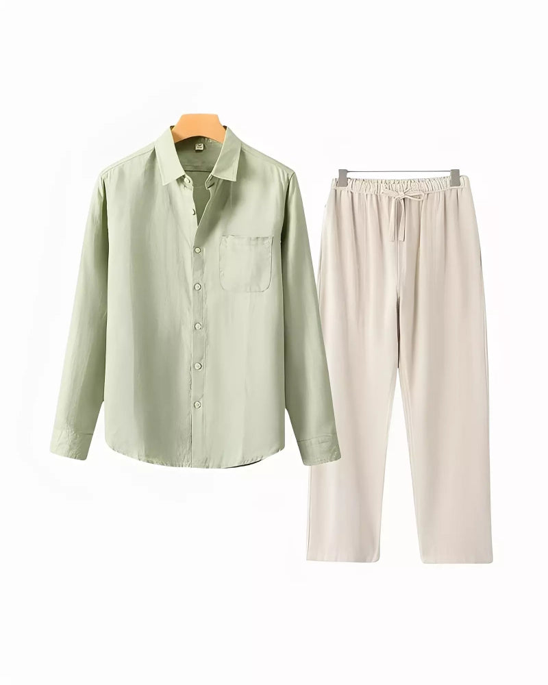 Conjunto Sereno Linho Old Money