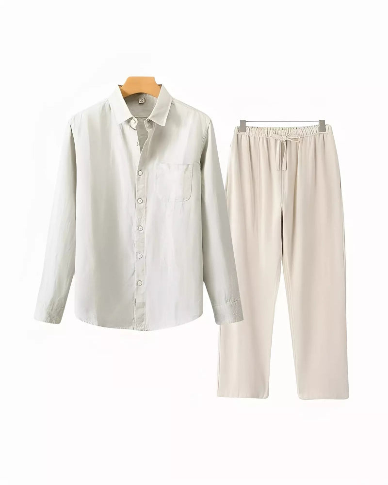 Conjunto Sereno Linho Old Money